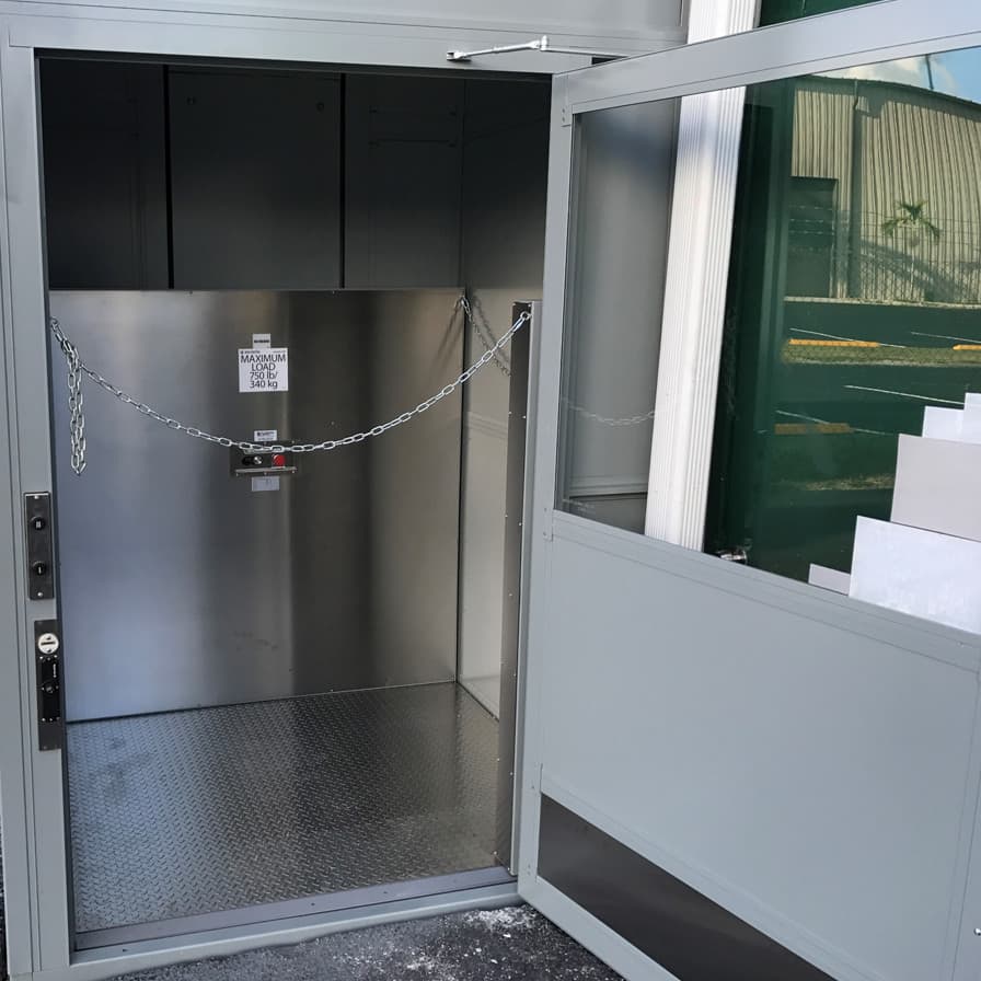 Savaria Material Lift M-1504 Florida Lift Installation Cab image